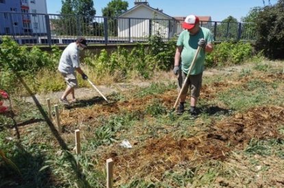 Création d'un jardin collectif sur le quartier d'Haussonville