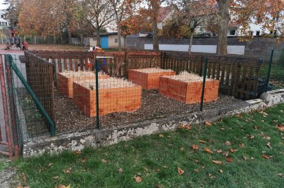 Aménagement d'un jardin pédagogique