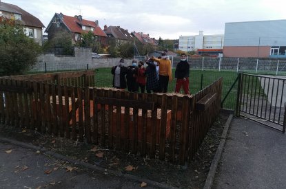 Aménagement d'un jardin pédagogique