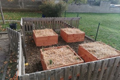 Aménagement d'un jardin pédagogique