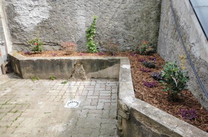 Aménagement de terrasse et cour minéral