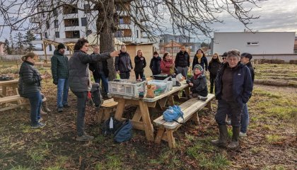 Ce samedi 25 février, c’était la reprise officielle des ateliers Jardin sur le Couarail de la  (...)