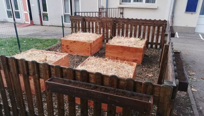 Aménagement d'un jardin pédagogique